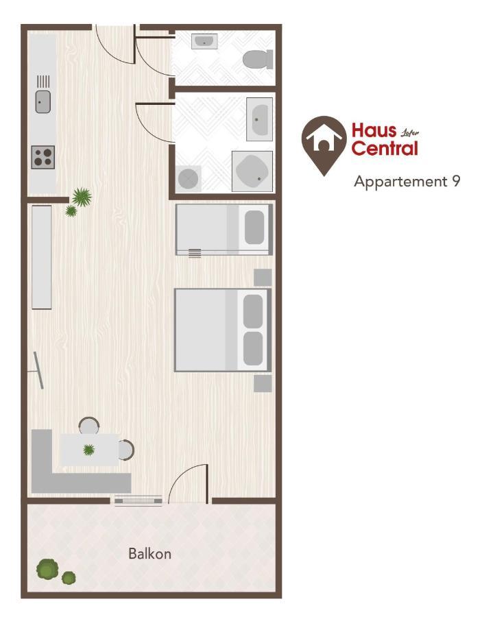 Haus Central Lofer Exterior foto